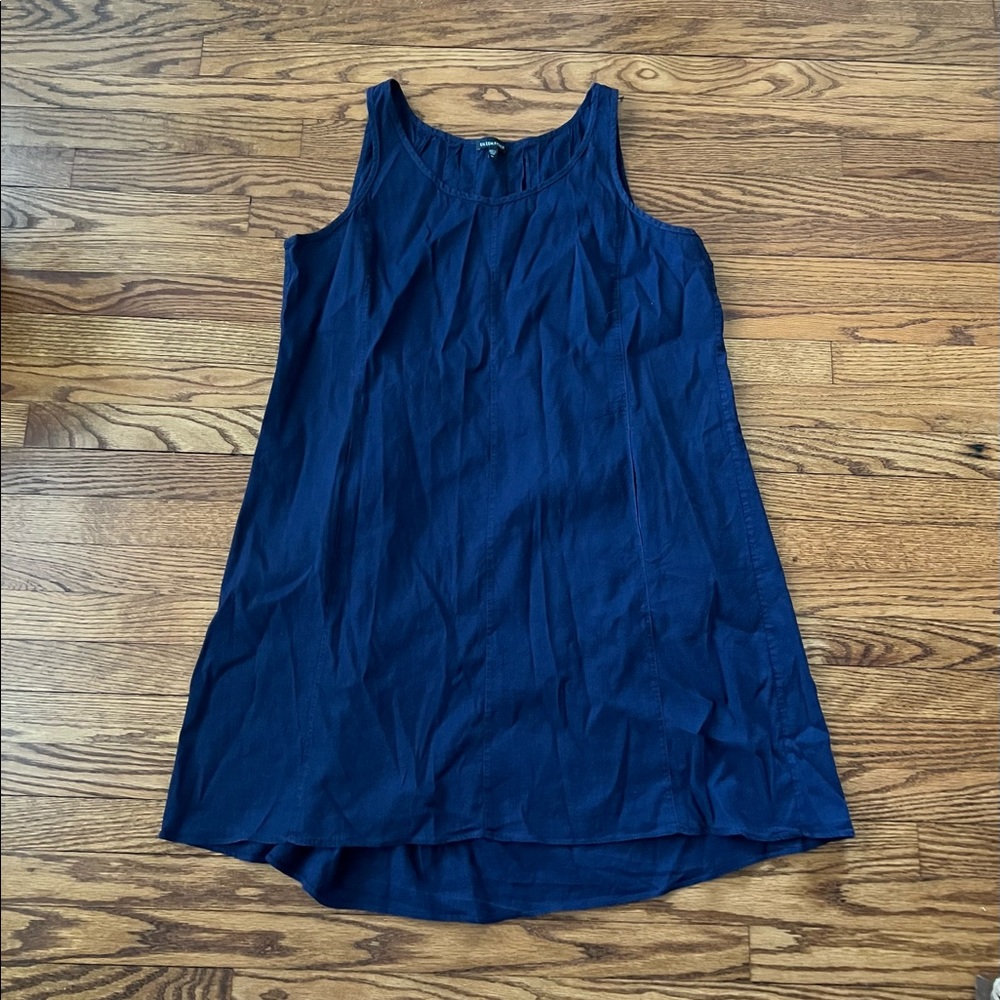 Navy Eileen Fisher dress. XL